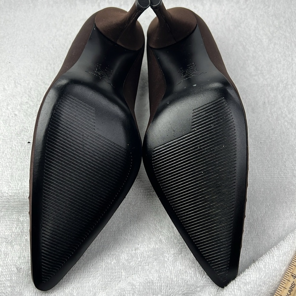 Nina, Elegant Brown Women's Heels - Picture 5 of 5